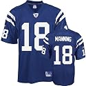 Reebok NFL Replica Jersey Blue Indianapolis Colts Number 18 Peyton Manning