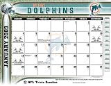 Miami Dolphins 2009 22 x 17 Desk Calendar