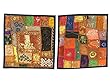 2 Indian Cushion Covers Embroidered Patchwork Pillowcase Case Cover Yoga Decor 2 Indian Cushion Covers Embroidered Patchwork Pillowcase Case Cover Yoga Decor