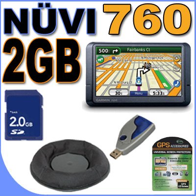 Garmin Nuvi 760 Portable GPS Vehicle Navigation System w 4.3