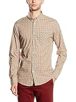 Ben Sherman Camisa Hombre (Naranja)