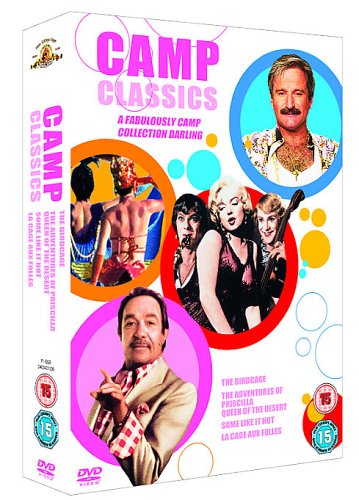 Childrens Toyshop  DVD : Camp Classics Collection: Some Like It Hot, Priscilla Queen Of The Desert, La Cage Aux Folles, Birdcage (4 Disc Box Set)