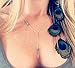 SUNNOW Women's Bohemian Retro Beaded Turquoise Feather Tassel Alloy Short Chain Pendant Necklace