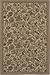Shaw - Woven Expressions Gold - English Floral Area Rug - 7'9