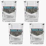 Kansas City Wizards 4 Piece Square Shot Glass Set