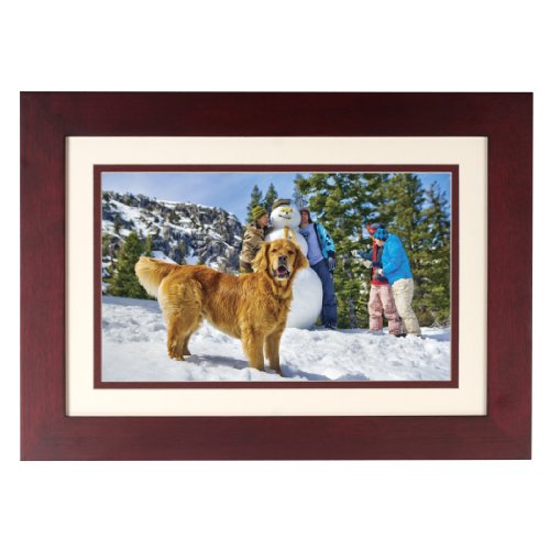 HP DF1130A1 11.3-Inch Digital Picture Frame (Mahogany 