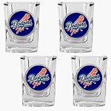 Review Great American Products  / Los Angeles Dodgers 4 Piece Square Shot Glass Set