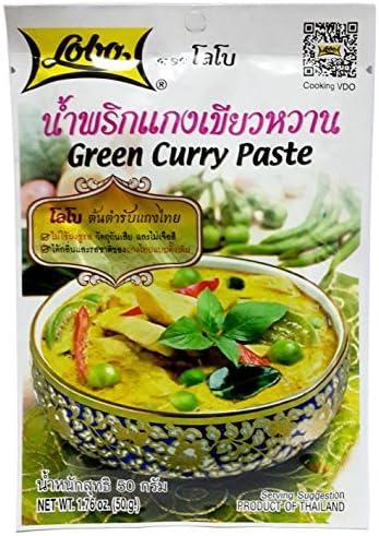 Lobo Green Curry Paste Thai Seasoning 1.76 Oz