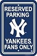 New York Yankees Plastic Parking Signs Set Of 2 - Parking Sign Yankees