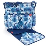 Skip Hop Duo Glam Diaper Bag - Blue/Teal