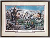 Chicago Bears Signature Series 75th Anniversary Framed 36x25Print Signed by Artist