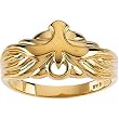 14K Yellow Gold Holy Spirit Dove Man's Ring