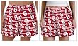 OU Logo Oklahoma University Sooners Boxers Sm 100% Cotton Boxer Shorts for HIM or HER- SEARCH BROAD BAY BOXERS FOR MORE DESIGNS Unique GIFT Ideas Man Men Boyfriend Woman Women Ladies Mother Dad Mom CUTE!