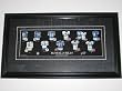 BUFFALO BILLS Matted & Framed Glass Heritage JERSEY PICTURE (22" Wide x 12 3/4" High)