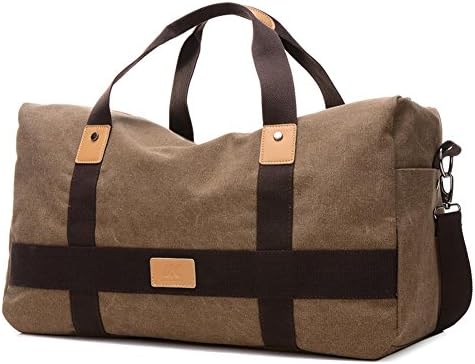 Midou Duffel Bag Large Canvas Travel Sport Gym Bag Toiletry bag Carryon Luggage