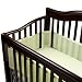 BreathableBaby Crib Bumper for Slatted Cribs - Sage