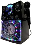 Singing Machine SML-385 Top Loading CDG Karaoke System With Sound and Disco Light Show (Black)