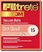  : 3M Filtrete 65015 Dirt Devil 15 Vacuum Belt, Set of 2