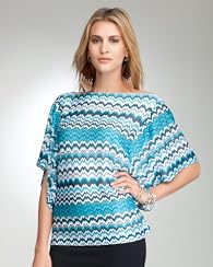 Zigzag Square Neck Top