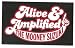 Alive & Amplified the Mooney Suzuki Vinyl Sticker