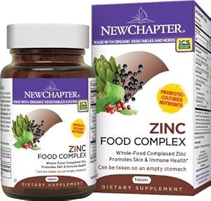 New Chapter Zinc Food Complex, 60 Tablets