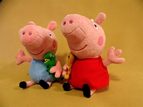 Peppa Pig Family Plush Doll Set 2pcs 19cm (7.5")george Peppa Pig Plus