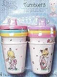 Precious Moments 4-Pack Tumblers with Lids - Pink