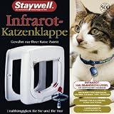 STAYWELL 500 Infrarot-Katzenklappe 4-Wege weiss #08207