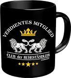 Produkt-Bild: Fun Tasse Verdientes Mitglied Club der Ruhestaendler Ruhestands Kaffeetasse