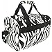 World Traveler 13-Inch Duffle Bag, Houndstooth Black