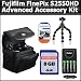 Accessory Kit For Fujifilm FinePix S2550HD 12 MP Digital Camera Includes Gripster Flexible Tripod + 8GB High Speed SD Memory card + 4AA High Capacity Rechargeable NIMH Batteries And AC/DC Rapid Charger + Deluxe Carrying Case + Clear LCD Screen Protector