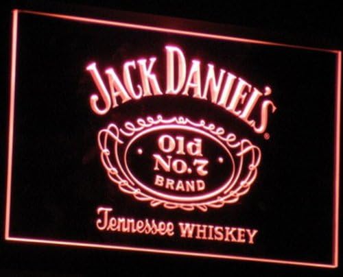 Everything's Perfecto Neon Sign Red Jack Daniels #1 Bar Pub Cafe Restaurant by WorldLEDHouse