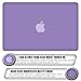 MacBook Air 13 inch Case, RiverPanda Lightweight Ultra Thin Rubber Coated Hard Plastic Case Cover with Matching Color Keyboard Skin for MacBook Air 13-Inch (A1369/A1466) - Purple