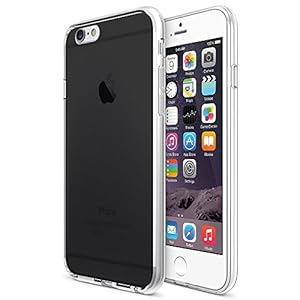 iPhone 6 Case , Maxboost® [Liquid Skin Pro] iPhone 6 (4.7) Case [Lifetime Warranty] Shock-Absorbing Bumper and Florescent Back Panel Protective iPhone Cases Slim Hard Cover Case - Stylish Retail Packaging - Slim Bumper Case for iPhone 6 (4.7 inch) (2015) - Smoky Black