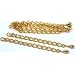 6 Teardrop Chain Extender Jewelry Necklace Gold Plated