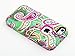 ULAK iPhone 5C Case, Soft TPU Skin and Hard Inner Shell Solid PC Back,Anti Scratch,Dust Plug,Hybrid Dual Layer Cover,for iPhone 5C [Paisley Flower+Rose Red PC]