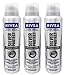 Nivea for Men Silver Protect Anti-perspirant Deodorant Spray 150ml. (Pack of 3)