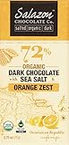 Salazon Chocolate Organic Dark Chocolate with Sea Salt and Orange Zest, 2.75 Ounce (Pack of 12)