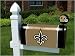 New Orleans Saints Mailbox Cover and Flag