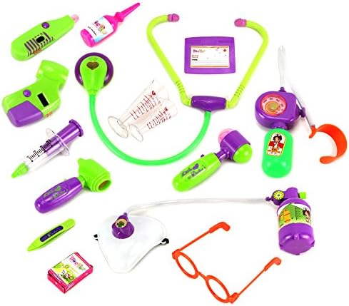 Angel Nurse Pretend Play Toy Medical Doctor Kit Play Set, Perfect for Role Playing, Comes w/ Light up Tools