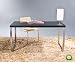 Eleganter Designer Schreibtisch ESSENTIAL 150 cm Schwarz von QUBO-DESIGN