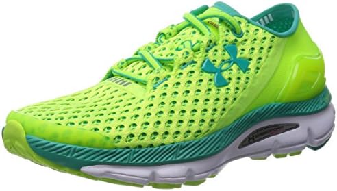 Women's Under Armour Speedform Gemini Running Shoes High Vis Yellow/White/Green Size 8.5 M US