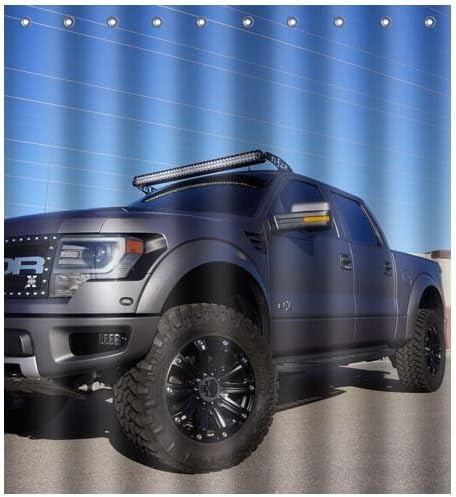 Fabric Odorless Polyester Print Home Bath Bath Curtains 72x72 inch / 180x180 cm