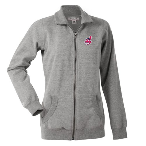 Cleveland Indians Women's Revolution Track Jacket By Antigua Medium