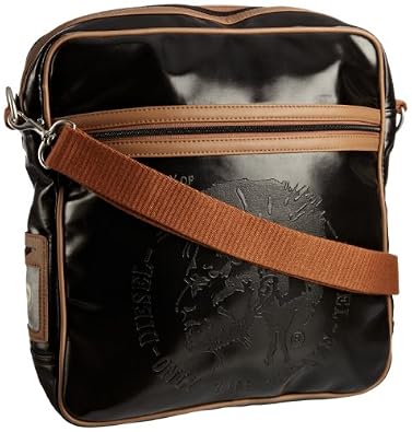 Diesel X00719 PR184, Herren Messengerbag, Schwarz (Black)