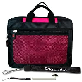 Kroo Magenda Pink Seal Case For Acer Aspire ONE D250 Netbook D250-1326 D250-1990 + Determination Hand Strap