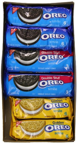 Oreo Smile, Variety Pack, 12 Single Serve Packages (Pack of 4)