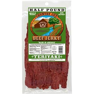 Buffalo Bills 8oz Teriyaki Country Cut Beef Jerky Pack by Buffalo Bills Premium Snacks