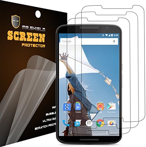 Mr Shield For Google (Moto) Nexus 6 Anti-Glare [Matte] Screen Protector [3-PACK] with Lifetime Replacement Warranty