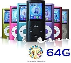 Thor 64 GB Slim 1.8" LCD Mp3 Mp4 Player Media/Music/Audio Player with accessories(Black Color)